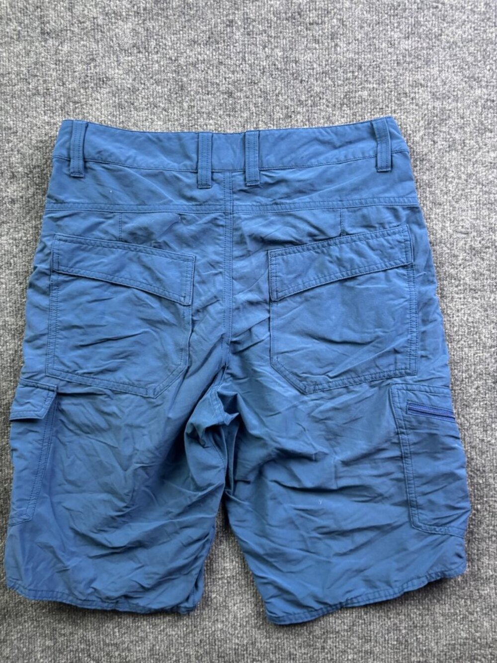 Patagonia Shorts Mens 30 Blue Swim Trunks Mesh Lined Cargo Pockets Drawstring‎ - Picture 5 of 6